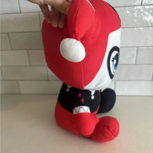 Harlequin Jester Plush Toy 21” Justice League - Red and Black NWT - Picture 4 of 7